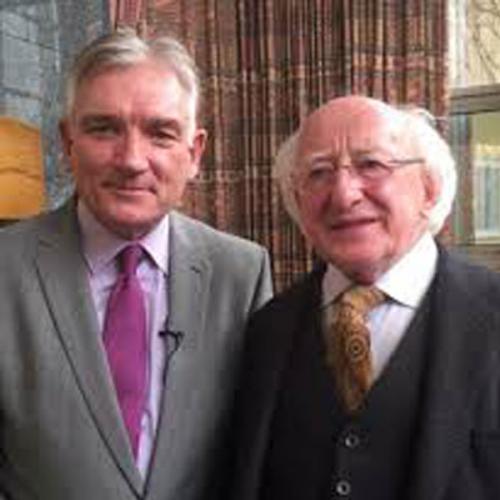 Irish president Michael D.Higgins