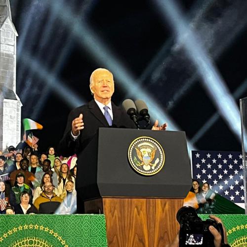 Joe Biden in Ballina, Co. Mayo