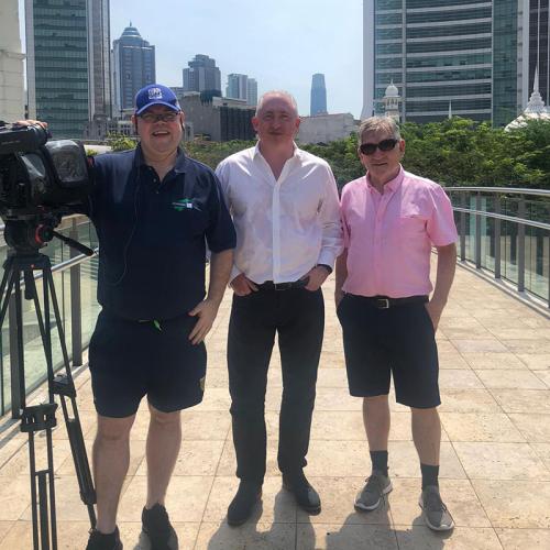 Filming in Kuala lumpar