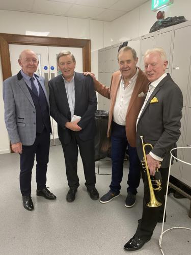 Eddie Sullivan of The Royal Showband , Fr Brian Darcy, County Star John Glenn and Johnny Carroll, IMG 1316